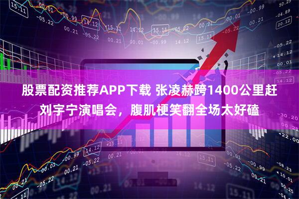 股票配资推荐APP下载 张凌赫跨1400公里赶刘宇宁演唱会，腹肌梗笑翻全场太好磕